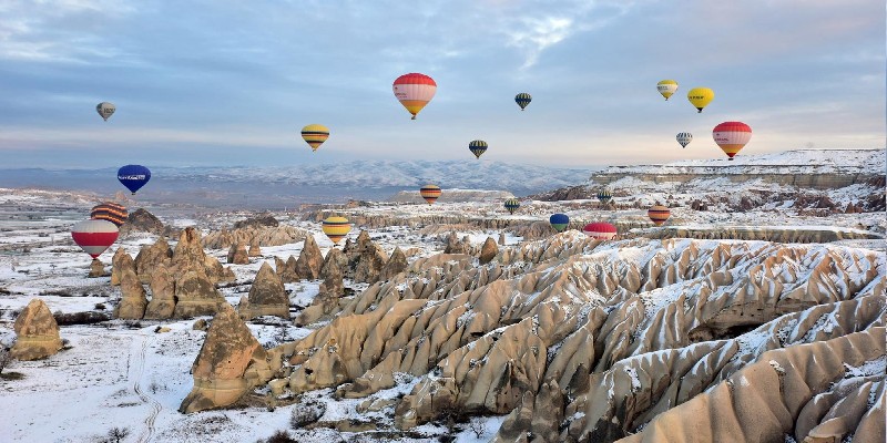 افضل الوجهات السياحة الشتوية في تركيا